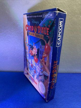 SOLO CAJA JUEGO NES ESP CHIP N DALE RESCUE RANGERS
