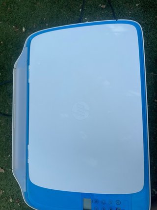 Impresora HP Blanca y Azul