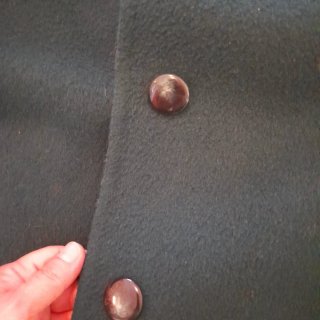 Cappotto in lana verde