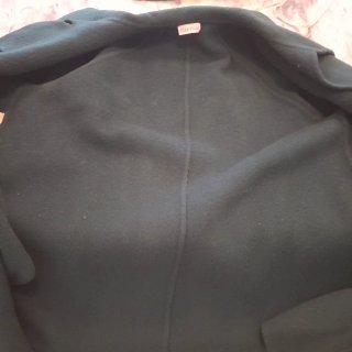 Cappotto in lana verde