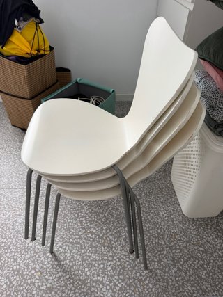 Sillas Ondarreta blancas (4 unidades)