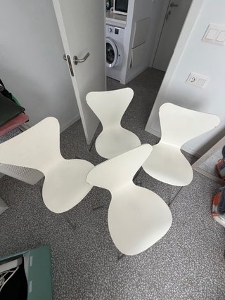 Sillas Ondarreta blancas (4 unidades)
