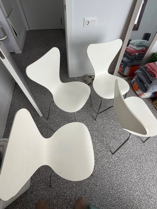 Sillas Ondarreta blancas (4 unidades)