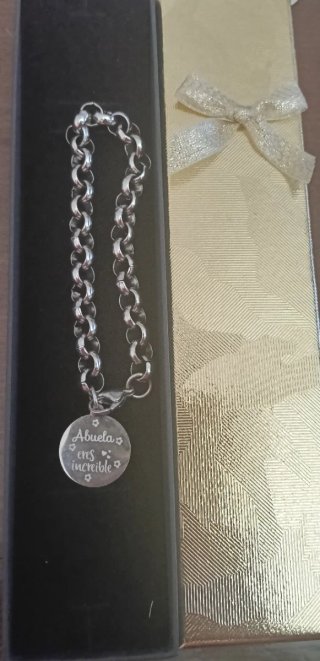 Pulsera mensaje ACERO