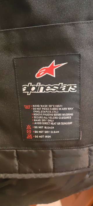 Chaqueta y Pantalón Moto Alpinestars Cordura Negra
