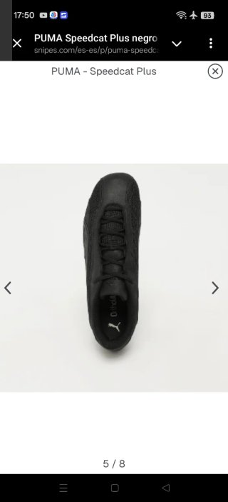 Zapatillas Puma Speedcat Plus Negras 43 y 44