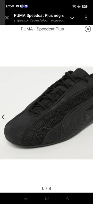 Zapatillas Puma Speedcat Plus Negras 43 y 44