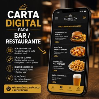 Carta digital restaurante