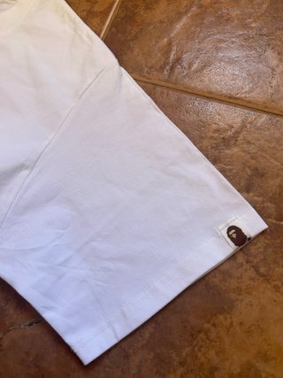 Camiseta Bape x Burberry Ape Head Blanca Talla S