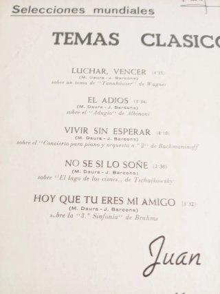 Disco vinilo clásicos europeos