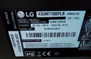 TV LG SMART 43 PULGADAS