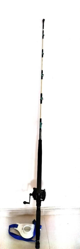 Caña de pescar Fidji 40/60 lbs.Carrete OkumaBTL907