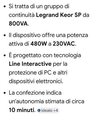 UPS Legrand Keor SP 600VA-360W