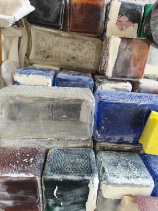 Bloques de vidrio soplado para ventanas