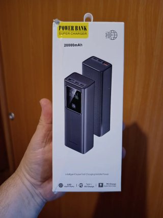 100w Power Bank 20000mAh Carga Rápida