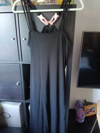 Vestido negro Estilo Boho Sfera talla M/L