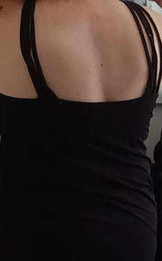 Vestido negro Estilo Boho Sfera talla M/L