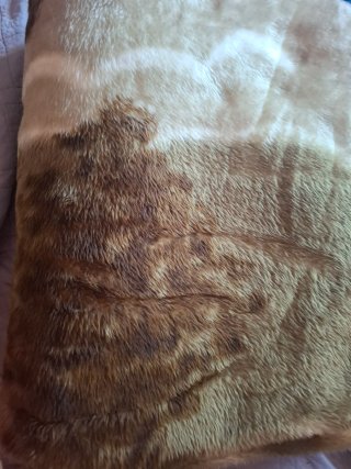Manta de forro polar con estampado de animales