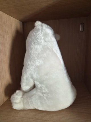 Peluche Orso Polare Bianco Vintage