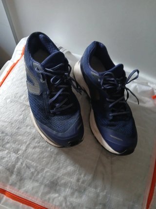 Tenis Hombre Azul y Blanco