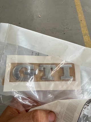 Logo GTI Golf 6 Portón Original