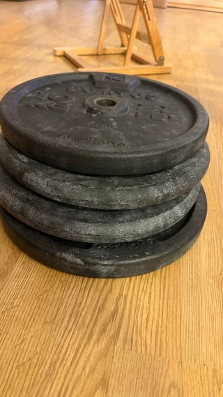 Discos de pesa 10kg 28mm Domyos