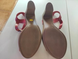 Sandalias piel de tacón Raquel  Perez