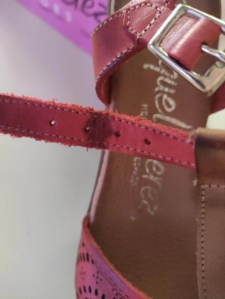 Sandalias piel de tacón Raquel  Perez