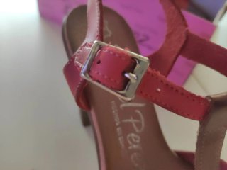 Sandalias piel de tacón Raquel  Perez