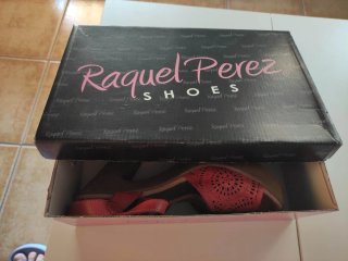 Sandalias piel de tacón Raquel  Perez
