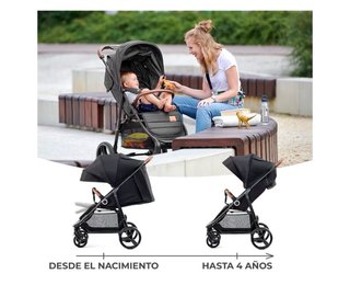 Silla de paseo Kinderkraft Negra