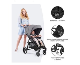 Silla de paseo Kinderkraft Negra