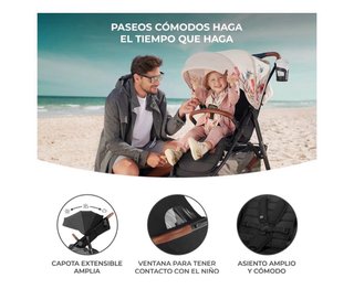Silla de paseo Kinderkraft Negra
