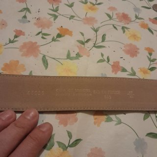 Cintura donna verde con fibbia dorata