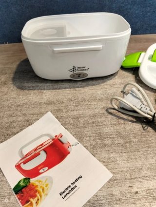 Fiambrera eléctrica 40W - Táper blanco