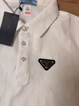 Polo Prada Blanco Talla M Nuevo