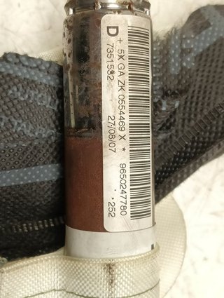 AIRBAG CORTINA DELANTERO DERECHO PEUGEOT 207 5FX