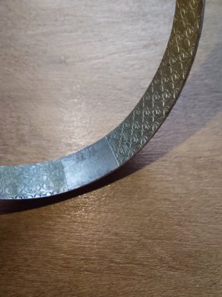 Brazalete Antiguo de Plata Maciza China