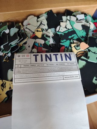 Puzzle Tintín Avión y Personajes
