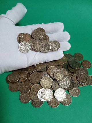50 Monedas 1 Pta. 1944 " La del 1" Antiguas MBC