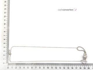 gargantilla plata 925mm con piedra con circonita 22cm
