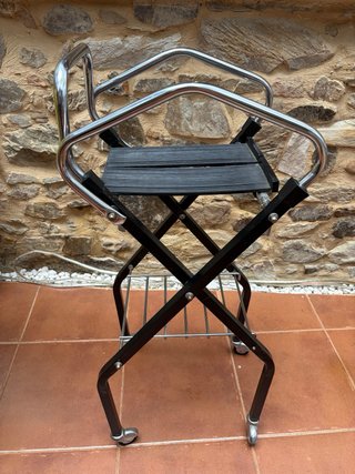 Mueble Vintage TV + Revistero Metálico