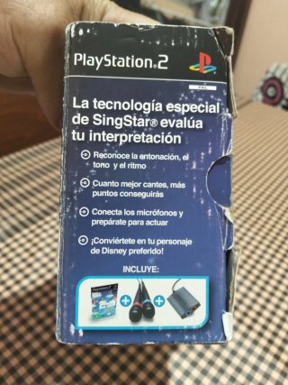 Singstar Disney PS2 con micrófonos