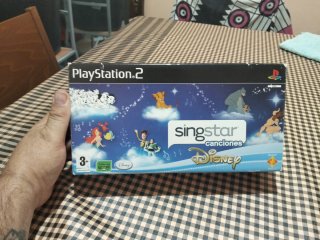 Singstar Disney PS2 con micrófonos