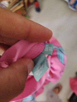 Traje de baño infantil La Sirenita y rosa