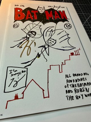 Comic USA Batman #134F Firmado x Tom King COA Key