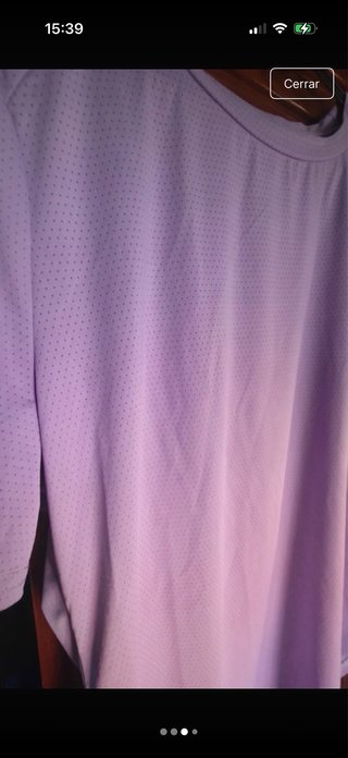 Camiseta deporte trasnspirable