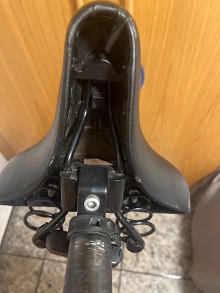 Asiento de bicicleta con muelles