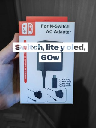 Nintendo witch, lite y oled 60W