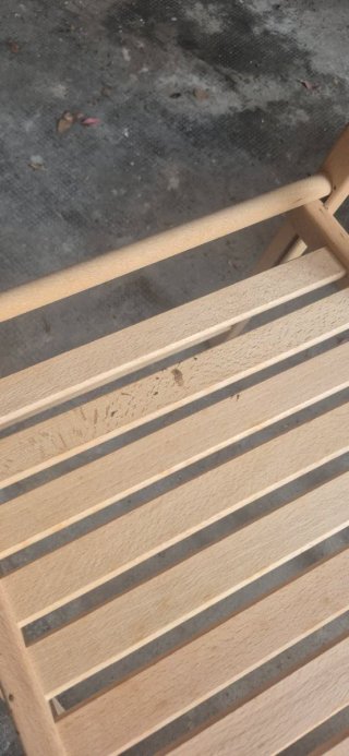 Set Tavolo + 3 Sedie Pieghevoli Legno